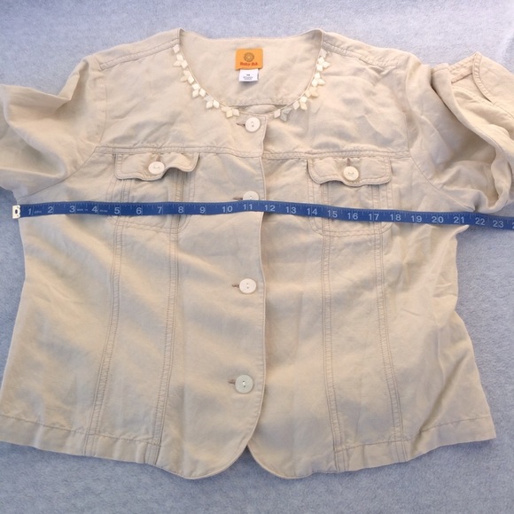 🍯Ruby Rd linen jacket - Picture 6 of 11